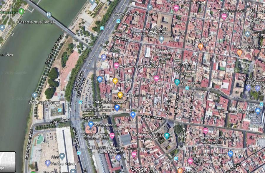 La Terraza Azul Apartman Sevilla Kültér fotó